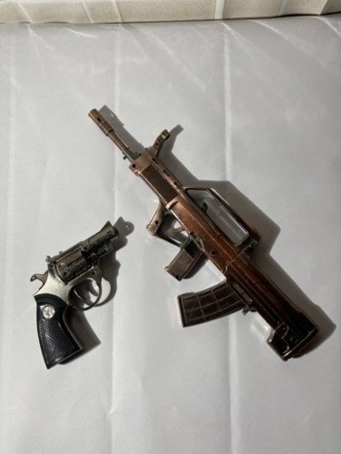 銃型ライター リボルバー  アサルトライフル 2点セット