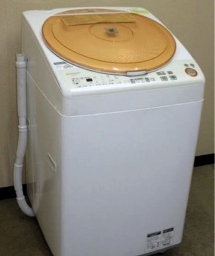 (送料無料) 洗濯・乾燥機 洗7kg 乾3.5kg ヒーター式乾燥 SHARP Ag+イオン 新品価10万円 ⑦