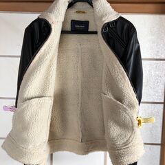 ZARA youth 革ジャン　Ｌサイズ　美品の画像
