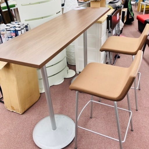 ★激安★美品　OKAMURA カウンターテーブルセット