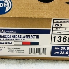 ミズノ　モナルシーダネオサラセレクト　26.0cmの画像