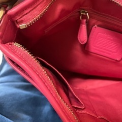 美品　中古　COACH ショルダーバッグ　ピンク　 コーチ ショルダーバッグ COACH トートバッグの画像