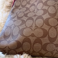 美品　中古　COACH ショルダーバッグ　ピンク　 コーチ ショルダーバッグ COACH トートバッグの画像