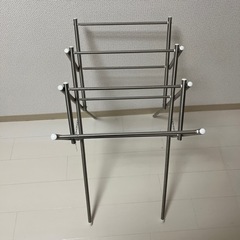 オールステンレス　タオル掛け