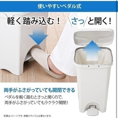 [新品]22L ペダル式 ゴミ箱の画像