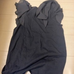 ページボーイ PAGEBOY ノースリーブ 黒 トップス フリルブラウスの画像