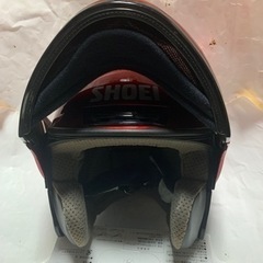 SHOEI J ACTER フルフェイス ヘルメット  フリップアップタイプ　レッド  Lの画像