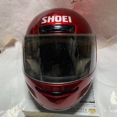 SHOEI J ACTER フルフェイス ヘルメット  フリップアップタイプ　レッド  Lの画像