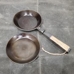 soomloom鉄製フライパン フタ付　キャンプ 調理器具の画像