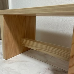 新品　桧　スツール　椅子　台　ステップ台　ステップスツール　プラントスタンド　プランター　植物　卓　椅子　チェアの画像