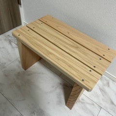 新品　桧　スツール　椅子　台　ステップ台　ステップスツール　プラントスタンド　プランター　植物　卓　椅子　チェアの画像