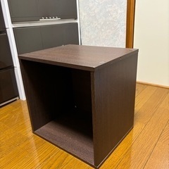 カラーボックス　茶色