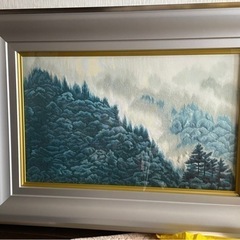 東山魁夷　西陣織[山雲]