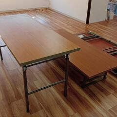 ②【残り2台です！】会議用テーブル(幅1500×奥行600×高さ...