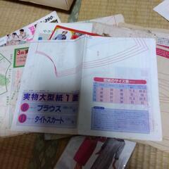 洋服の型紙の画像