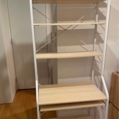 棚　組み立て　物置　デスクの画像