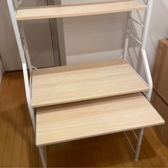 棚　組み立て　物置　デスクの画像