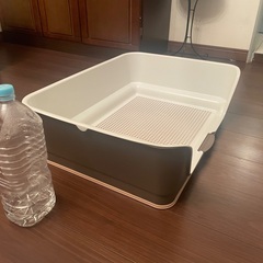 ペットトイレ　フェンス付きの画像