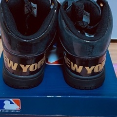 【未使用】NY メジャーリーグベースボール スニーカー24.0cmの画像