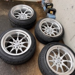 15インチ　8j 0 タイヤ新品　深リム