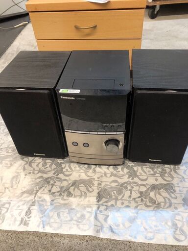 ☆中古￥3,000！Panasonic　CDコンポ　家電　SA-PM500型　2012年製　【BB062】