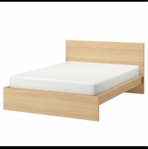 IKEA MALM (Queen サイズ)ベット＋マットレス