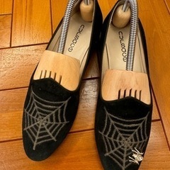 シャーロットオリンピア風　ベロア　スパイダーシューズ
