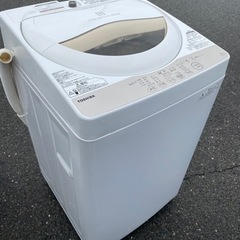 福岡市内配送設置無料　東芝 TOSHIBA AW-5G3(W) [全自動洗濯機 5kg ホワイト系]