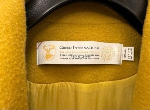 【美品】GREED international コート
