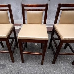 業務用 木製 ダイニングチェア 3脚セット アンティーク 椅子 ...