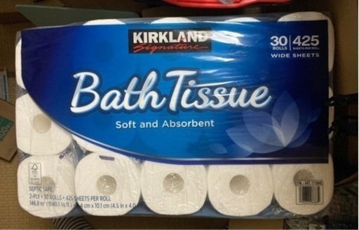 ☆1名様限定☆KIRKLAND トイレットペーパー2枚重ね30ロール