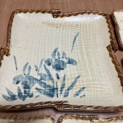 食器　角皿　大皿と小皿　新品の画像