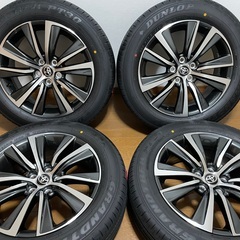 【新車外し】ハリアー80系 Gグレード 純正タイヤ ホイールセット 4本セット 新車外し4本セット】ハリアー 80系 G 純正18インチホイール＆タイヤ