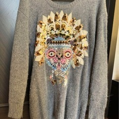 KENZO風　ニットワンピワース