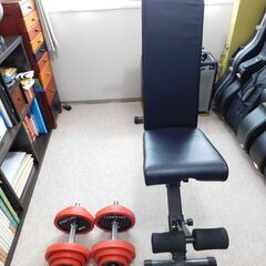 FIGTING ROAD Dumbbell ×トレーニングベンチ