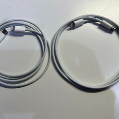 新古　アップル純正　USB-C - Lightningケーブル