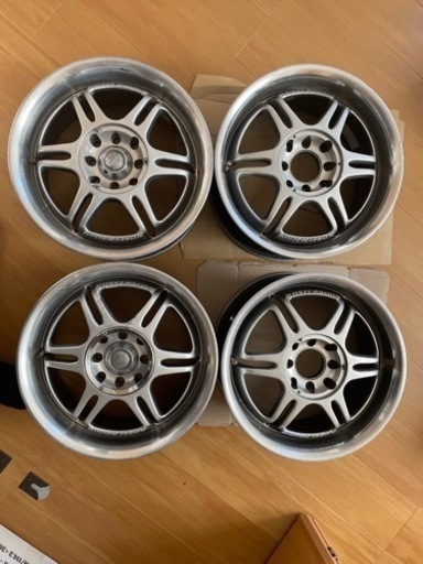 15インチ　ホイール　pcd100 114.3 4穴マルチ