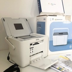 【中古品】EPSON カラリオ ミー E-520 フォトプリンター 写真 プリント PC周辺機器 生活家電の画像