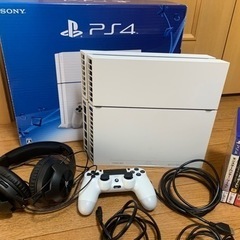PS4 500GB CUH1200A ホワイト　動作品おまけソフト3本