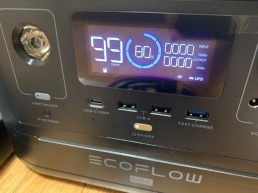 EcoFlow ポータブル電源　600MAX