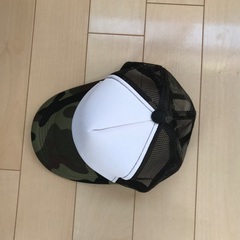 迷彩柄キャップ（前白）未使用の画像