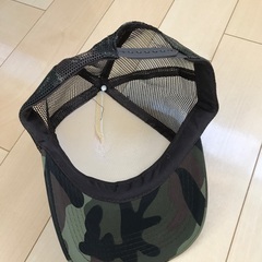 迷彩柄キャップ（前白）未使用の画像