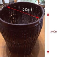 漆塗り竹かごお譲りしますの画像