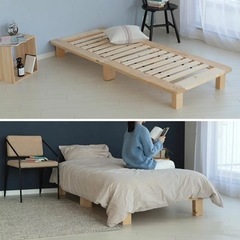 セミシングル　すのこベッド