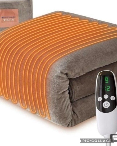 CHOSHOME 電気毛布 掛け 180×130cm 大判サイズ 掛け敷き兼用