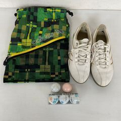 【asics】 アシックス ゴルフシューズ ホワイト ゴルフウェ...