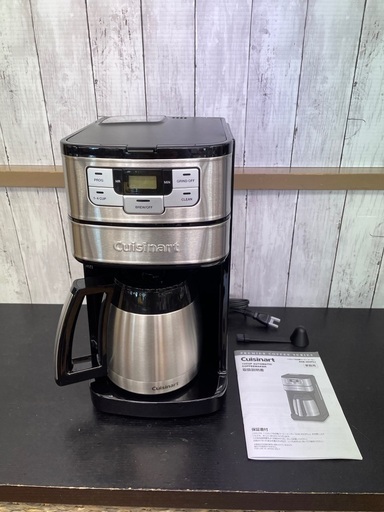 【ほぼ未使用】Cuisinart  10カップ　コーヒーメーカー