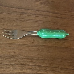 『予約済』【無料】【未使用】野菜フォーク（キリン・シーグラム）カトラリー６点　ノベルティの画像