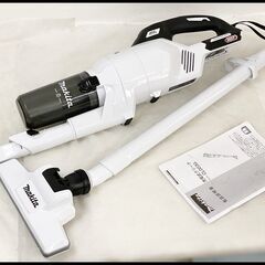 中古 マキタ 40V CL003G 充電式クリーナ ホワイト サイクロン一体式