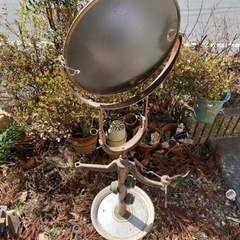 ビンテージ 昭和レトロ シェービングスタンド ミラー 鏡 床屋 シャビー